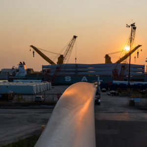 Ports of Indiana-Burns Harbor Windmill Blades